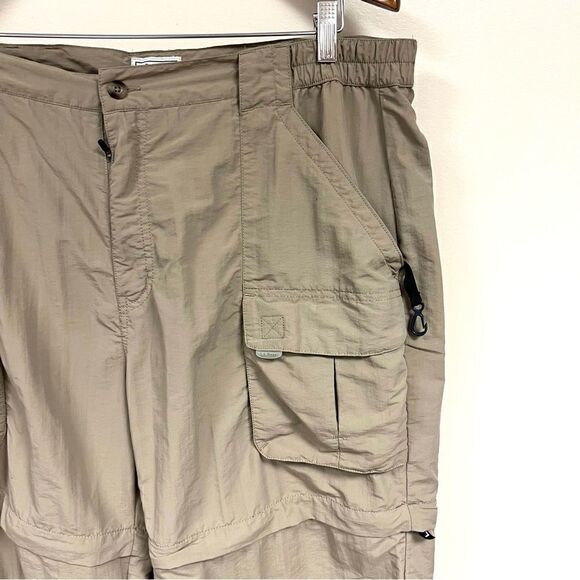 - LL Bean vintage convertible nylon cargo zip off pants Sz XL - Picture 2 of 8